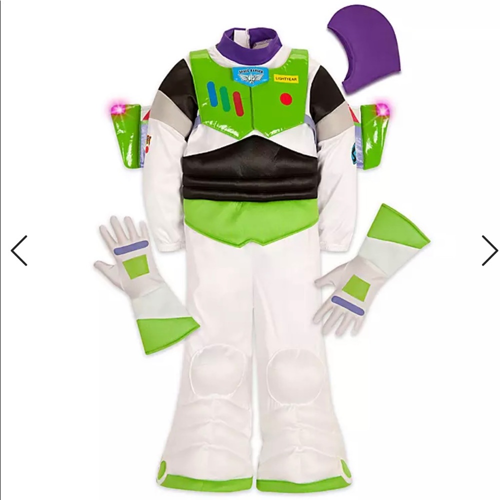 Disney Buzz Lightyear Costume - White, Green, Purple